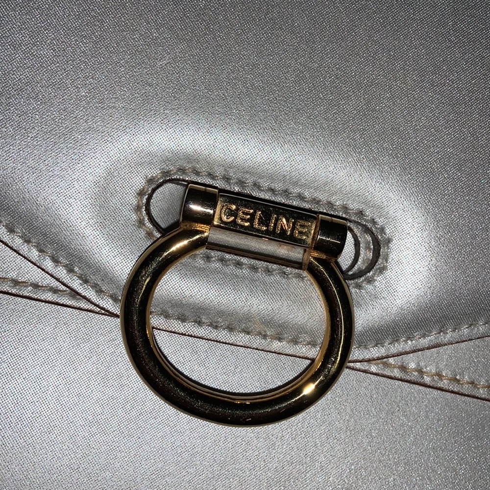 Authentic Vintage Celine Double Flap Handbag - Picture 2 of 14